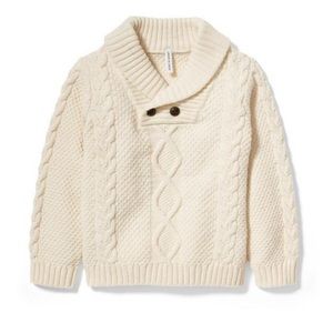 Janie and Jack Boys or Girls Shawl Collar Sweater